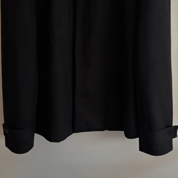 $495 Icebreaker Pure Plus 380 Merino Wool Button up Black Coat/ Jacket — Large - Picture 8 of 16